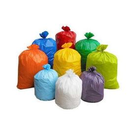 Borse di plastica variopinte biodegradabili su ordinazione del recipiente di PLA delle borse di immondizia della prova della perdita