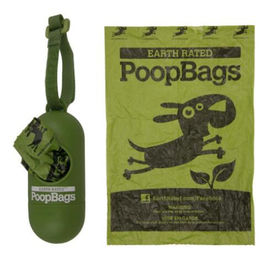 Borse biodegradabili con l'erogatore, borse concimabili dello spreco dell'animale domestico della poppa del cane di PLA
