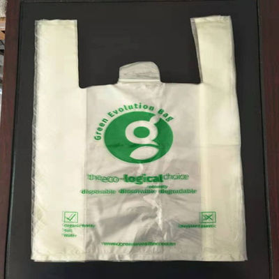 Il sacchetto di plastica solubile in acqua biodegradabile della maglietta PVA MSDS ha certificato