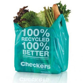 Abbigliamento che imballa logo su ordinazione dei sacchetti della spesa biodegradabili disponibile